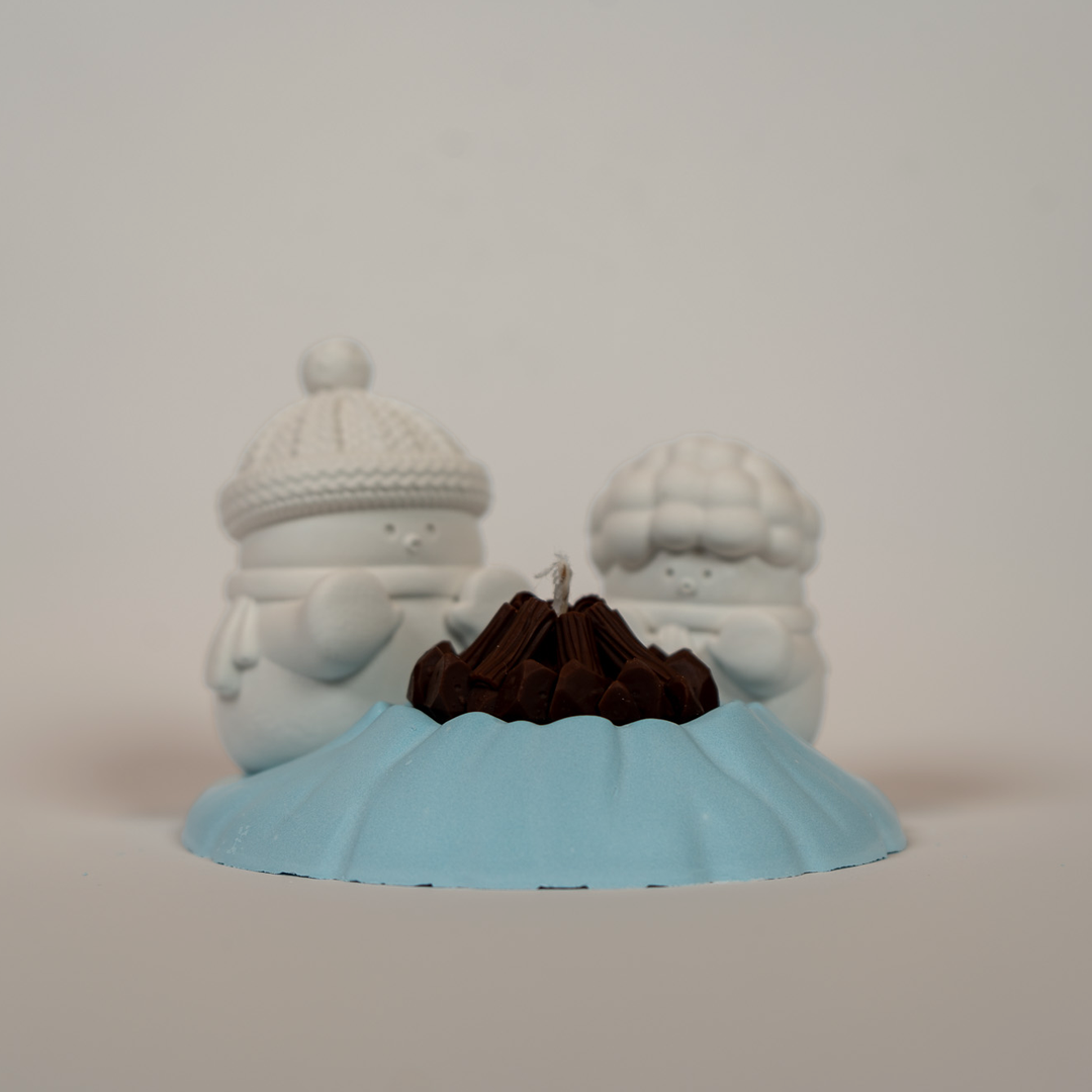 Handwärmer-Kerze mit Figuren