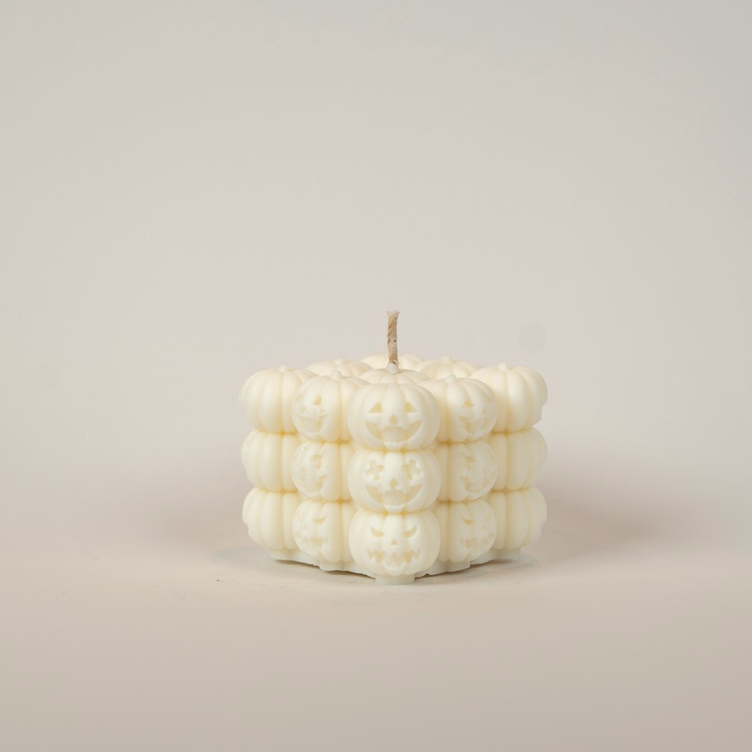 Kürbis Bubble-Kerze